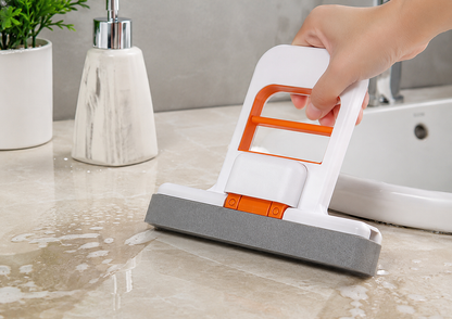 Mini Foldable Self-Squeeze Mop | Portable Sponge Mop for Kitchen, Bathroom & Glass Cleaning