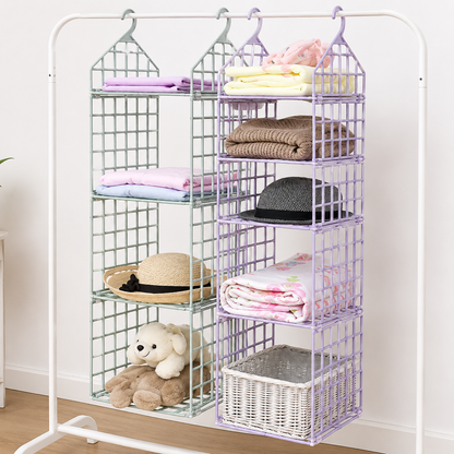 5 Layer Hanging Folding Clothes Organizer