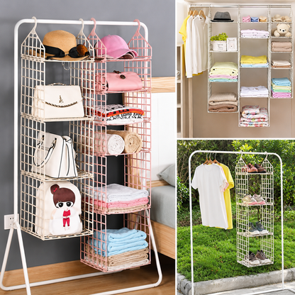 5 Layer Hanging Folding Clothes Organizer